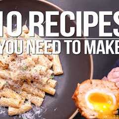 10 INSANELY EASY / DELICIOUS RECIPES YOU DIDN'T KNOW YOU COULD MAKE... | SAM THE COOKING GUY