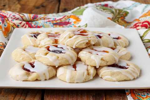 Shortbread Thumbprint Cookies