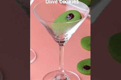 These olive-shaped cookies are a pitted perfection!