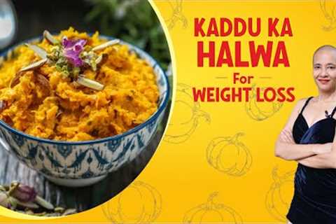 Kaddu ka halwa for weight loss | Pumpkin recipe | Sweet Indian recipes | Paneer diet by Richa Kharb