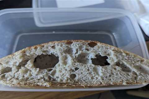 What causes these huge holes and flat loaf?