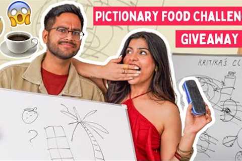 EPIC FOOD PICTIONARY CHALLENGE 🔥+ AMAZON GIVEAWAY! FOOD CHALLENGE MONTH episode 1