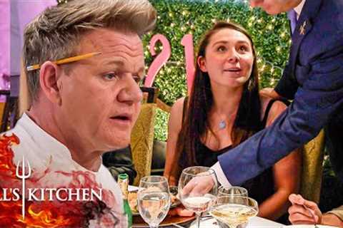 Gordon''s Daughter Megan Sends Back Her Birthday Meal | Hell''s Kitchen