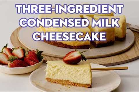 Three-ingredient Condensed Milk Cheesecake | taste.com.au