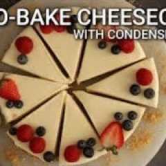 No-Bake Cheesecake With Condensed Milk | Dessert with condensed milk