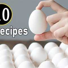 10 Egg Recipes | Anda Recipes | Muttai Recipes | Quick & Easy Egg Recipes | Tasty Indian Egg..