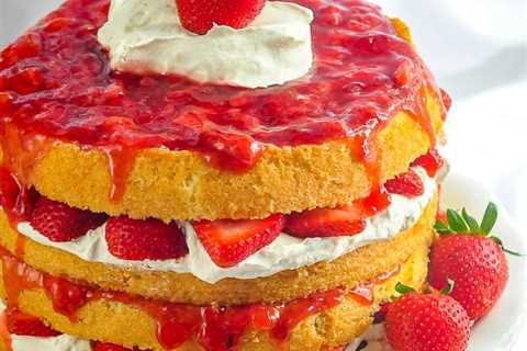 The Ultimate Strawberries and Cream Cake