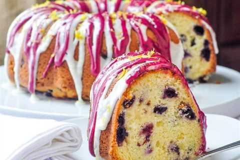 Lemon Blueberry Pound Cake