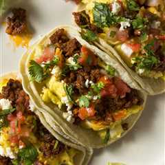 Blackstone Chorizo Breakfast Tacos