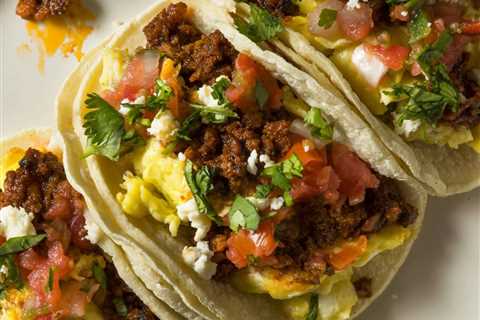 Blackstone Chorizo Breakfast Tacos