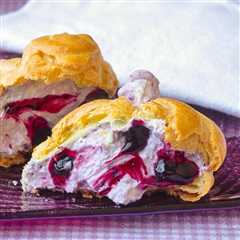 Blueberry Fool Cream Puffs