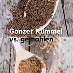 Der gemahlene Kümmel ist stärker.  #gewürz #rezept #kochen #backen #genuss #spice #seasoning..