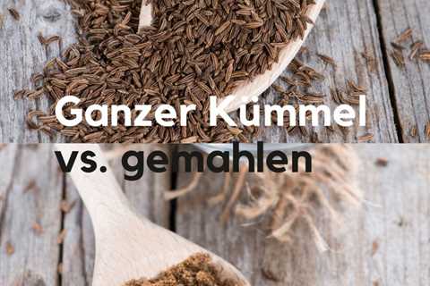 Der gemahlene Kümmel ist stärker.  #gewürz #rezept #kochen #backen #genuss #spice #seasoning..