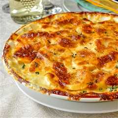 Creamy Dijon Garlic Potatoes Dauphinoise