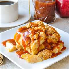 Apple Crumble Bread Pudding