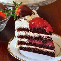 Strawberry Black Forest Cake a.k.a. Strawberry Screech Cake