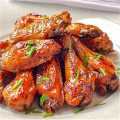 Baked Brown Sugar Dijon Chicken Wings