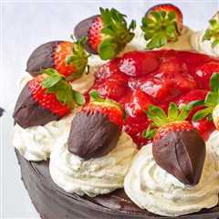 Rum Truffle Strawberry Cheesecake