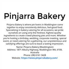 Presentations by Pinjarra Bakery