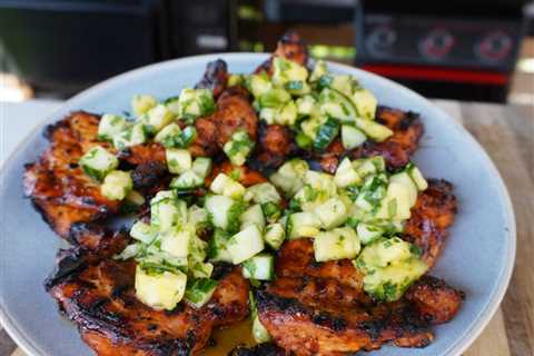 Grilled Chili Crunch Chicken