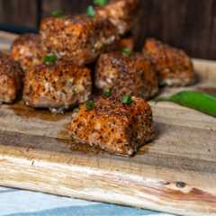 Smoked Salmon Burnt Ends (Hot Honey Salmon Bites)