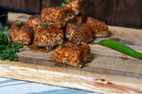 Smoked Salmon Burnt Ends (Hot Honey Salmon Bites)