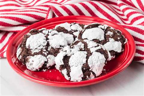 Chocolate Crinkle Cookies