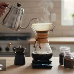 Jak parzyć kawę w Chemexie? Proporcje i technika krok po kroku