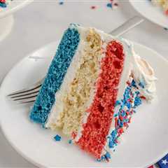 Red, White, and Blue Cake