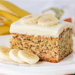 Easy Banana Cake with Cream Cheese Frosting